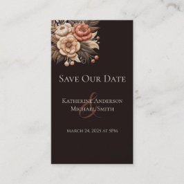 カントリー・ウェスタン・ウェディング・フラワー 名刺