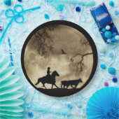 カントリー・ウェスタン・カウボーイとムーン ペーパープレート (パーティー)