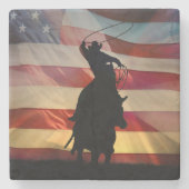 カントリー・ウェスタン・カウボーイ・ドリンク ストーンコースター (正面)