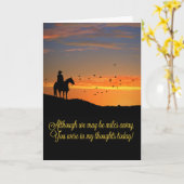 カントリー·ウェスタン·カウボーイ·ユア·ア·ア·イ·ア·イン·マイ·ディンド カード (黄色い花)