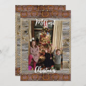 カントリー＆ウェスタン クリスマス 個人写真入り (正面/裏面)