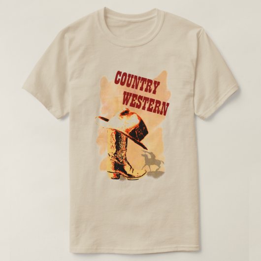 カントリー・ウェスタン・シャツ Tシャツ (デザイン正面)