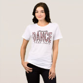 カントリー・ウェスタン・ダンス1,2,3,4, 5,6,7, 8 Tシャツ (正面全面)