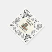 カントリー・ウェスタン・バースデーパーティー スタンダードカクテルナプキン (角)