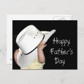 カントリー・ウェスタン・ファーザーズ・デイ・カード ポストカード (正面/裏面)