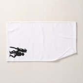 カントリー・ウェスタン・ライン・ダンスが悪くなった バスタオルセット (ハンドタオル)