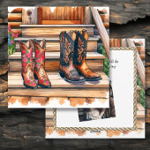 カントリー&ウェスタン ラスティック バレンタインデー シーズンカード