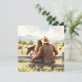 カントリー&ウェスタン ロマンティック バレンタインデー シーズンカード (スタンド正面)