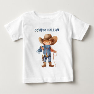 カントリー・ウェスタン 誕生日パーティーTシャツ ベビーTシャツ
