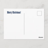 カントリー ウエスタン カウボーイ クリスマス ポストカード (裏面)