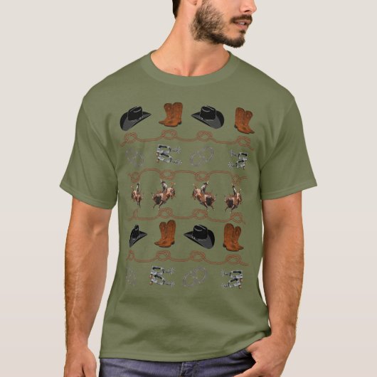 カントリー ウエスタン カウボーイ Tシャツ (正面)