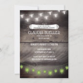 カントリー ウエスタン スサウスウエスト フォト 卒業 パーティー 招待状 (裏面)