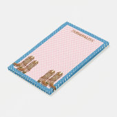 カントリー·ウ素朴ェスタン·カウボーイ·ブーツ·パーソナライズ ポストイット (アングル)