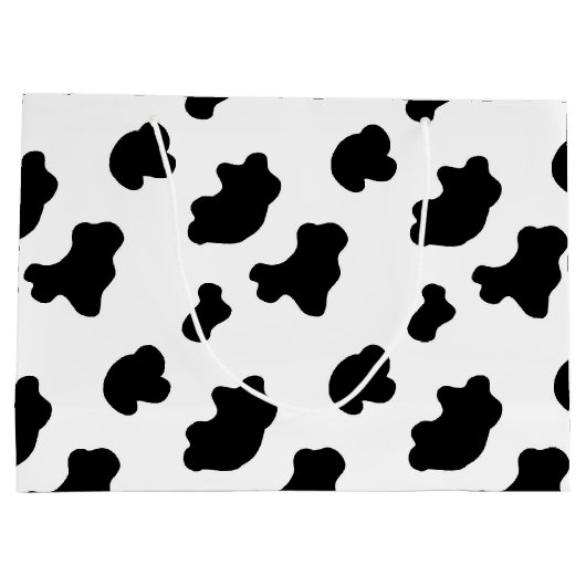 カントリー・カウパターンの大抱き枕 ラージペーパーバッグ (裏面)