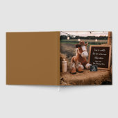 カントリー・カウボーイ・ホースベビー・フォトブック記念テープ ゲストブック (全面)