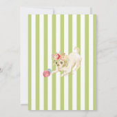 カントリー・ガール・ペッティング動物園の誕生日パーティー 招待状 (裏面)