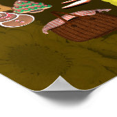 カントリー・キッチンフードあなたの名前のポスター ポスター (角)