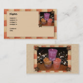 カントリー・キャンドル・ビジネス・カード 名刺 (正面/裏面)