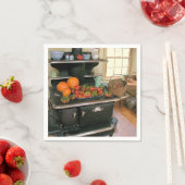 カントリー・グレンウッド・ハーベスト・ストーブ・ペーパー・ナプキン スタンダードカクテルナプキン (インサイチュ)