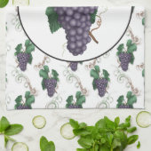 カントリー・グレープキッチンフルーツタオル キッチンタオル (折り畳み)