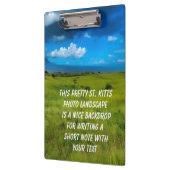 カントリー・サイド・ランドスケープ・オブ・サンクリストファー クリップボード (左)