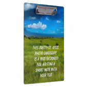 カントリー・サイド・ランドスケープ・オブ・サンクリストファー クリップボード (右)