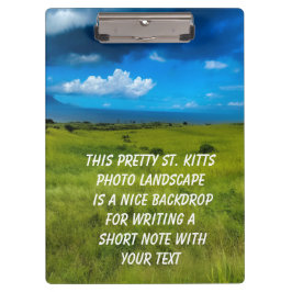 カントリー・サイド・ランドスケープ・オブ・サンクリストファー クリップボード