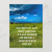 カントリー・サイド・ランドスケープ・オブ・サンクリストファー ポストカード (正面)