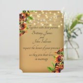 カントリー サンキライ 結婚式 招待状 (スタンド正面)