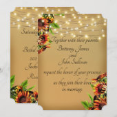 カントリー サンキライ 結婚式 招待状 (正面/裏面)