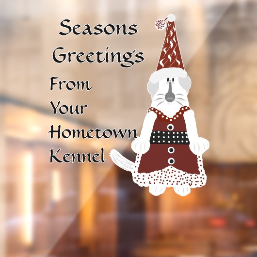 カントリー・サンタ・パッピー・クリスマス・ノームにぜいたく  ウィンドウサイン (シート2)