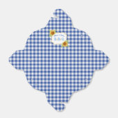 カントリー サンフラワーズ ブルー ギンガム チェック ベビーQ BBQ フェイバーボックス (折り畳みなし)