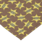 カントリー・シェリフスのバッジテーブルクロス テーブルクロス (アングル)