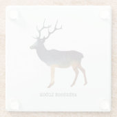 カントリー・シカ ガラスコースター (裏面)