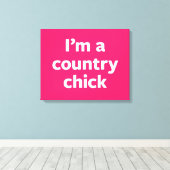 カントリー・シック キャンバスプリント (インサイチュ (ウッドフロア))