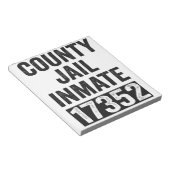 カントリー・ジェイルスの被収容者17352面白いハロウィーン刑務所 ノートパッド (アングル)