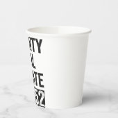 カントリー・ジェイルスの被収容者17352面白いハロウィーン刑務所 紙コップ (左)