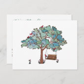 カントリー・スイングとレッドバードの動きに関する発表 案内ポストカード (正面/裏面)