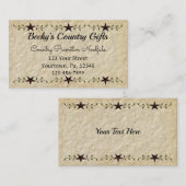 カントリー・スターズ・ビジネス・カード 名刺 (正面/裏面)