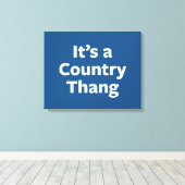 カントリー・タン キャンバスプリント (インサイチュ (ウッドフロア))