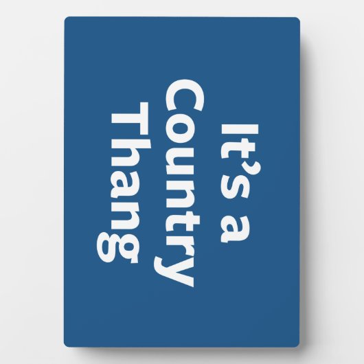 カントリー・タン フォトプラーク (正面)