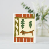 カントリー・ダックシュント・シーズンのご挨拶 シーズンポストカード (スタンド正面)