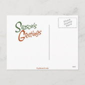 カントリー・ダックシュント・シーズンのご挨拶 シーズンポストカード (裏面)