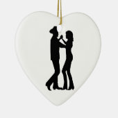 カントリー・ダンス セラミックオーナメント (右)