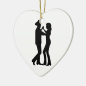 カントリー・ダンス セラミックオーナメント (左)