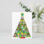 カントリー・チルドレンズクリスマスツリー シーズンポストカード (スタンド正面)