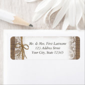 カントリー・トウェイン・レース&バーラップ ラベル (インサイチュ)