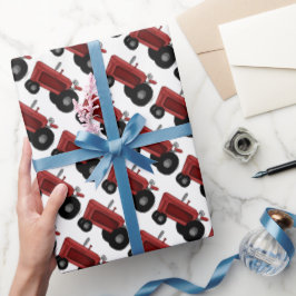 カントリー・トラクターのおもしろい・ラッピング紙 ラッピングペーパー