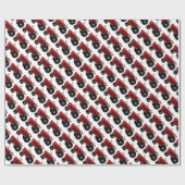 カントリー・トラクターのおもしろい・ラッピング紙 ラッピングペーパー (フラット)