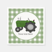 カントリー・トラクターパーティー追加文字 スタンダードカクテルナプキン (正面)